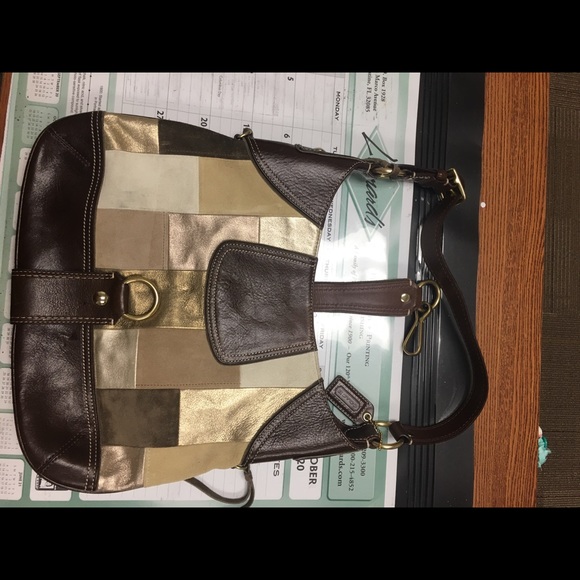 Coach shoulder hobo sadle purse - Picture 3 of 5